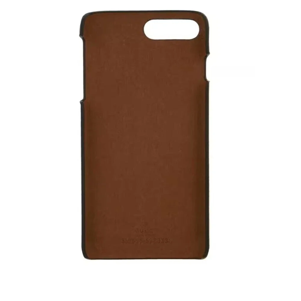 GUCCI Ophidia iPhone 8 Plus Case Beige GG Supreme Canvas Gold-Tone Hardware NWT
